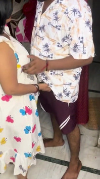 Desi Stepmom Caught Son Watching Her Change - She Took Over Hindi Video