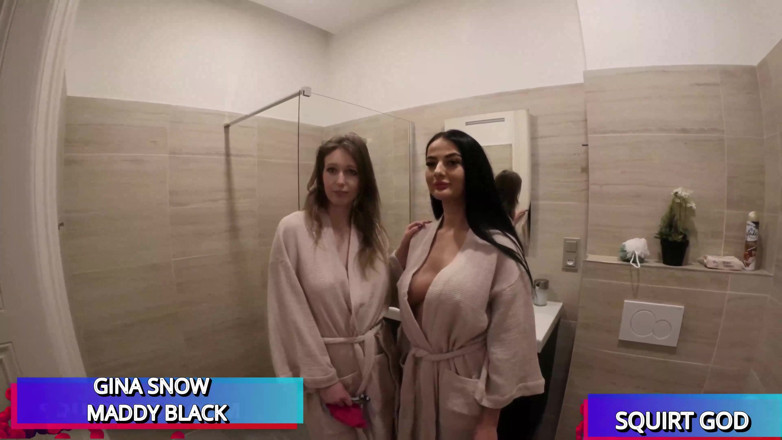 Squirt God: Gina Snow &amp; Maddy Black's Squirting Orgy with Matt &amp; Dean!