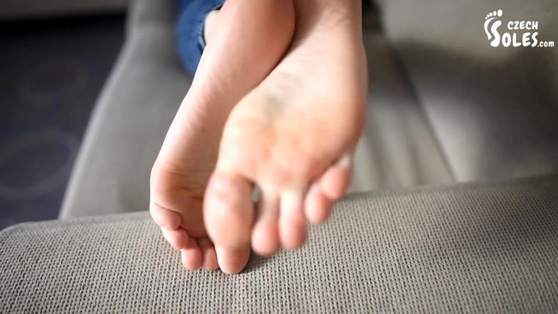Czech Soles - foot fetish content: Cleaning woman sexy feet worship