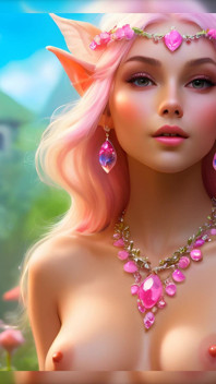 Una grande tettona ed una elfa nuda con cloudberry