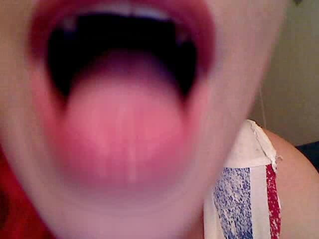 Scarlet Vixen: Ústa fetiš POV odraz se zrcadlem