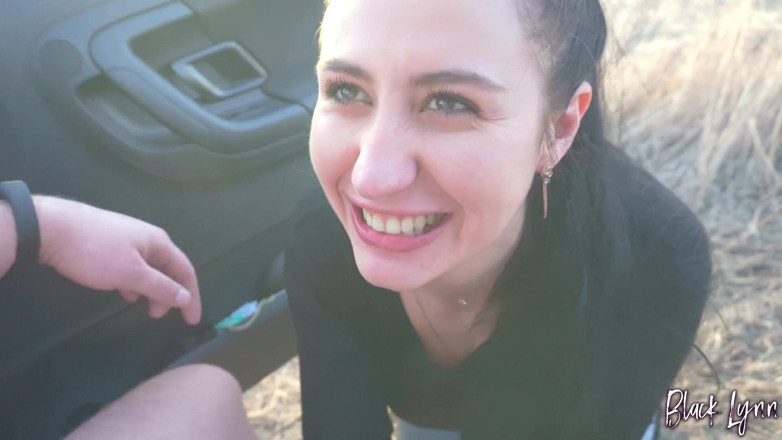 YSP Studio: Outdoor Car Blowjob / Cum Swallow