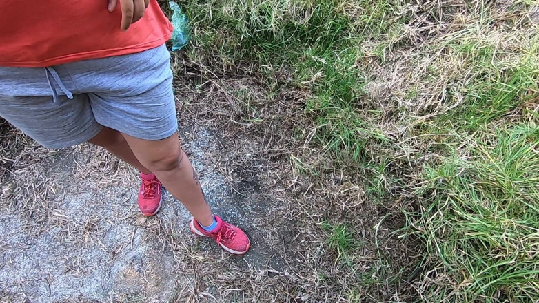 bekycarril: Sex oralny na świeżym powietrzu w ogrodzie