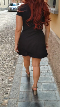 Showing off My White Panties in Public