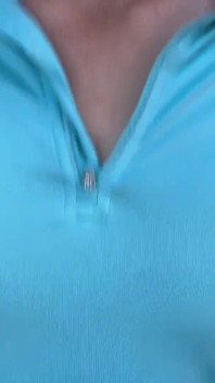 No Bra Super Cold Hard Nipples in Workout Gear