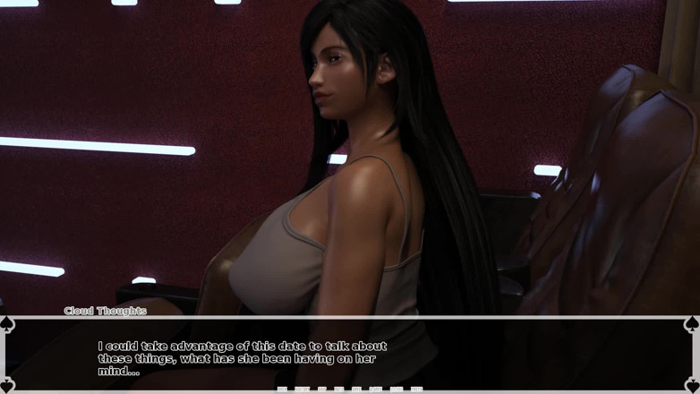 Dirty GamesXxX: Tifa'nın karanlık cenneti erkek arkadaşı neredeyse kız arkadaşını tuvalette aldatıyor -...