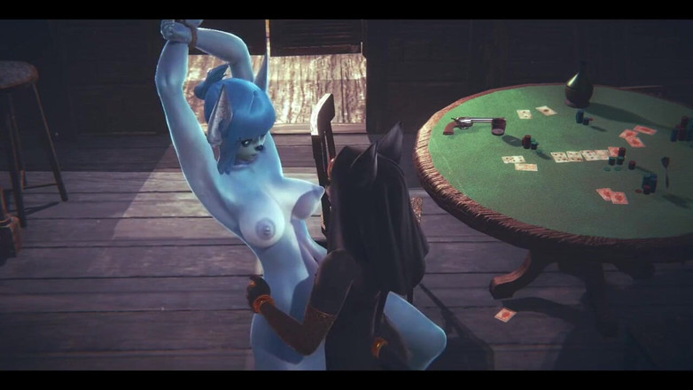 HentaiTubes: Pokemon hentai berbulu - Seks keras Glaceon dengan Anubis the Dog -...