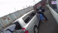 Far East pornography: Rozkosz z podwójnymi ustami na powolnym ciepłym spacerze rozkoszując się...