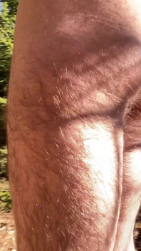Ich liebe es, nackt im wald spazieren zu gehen