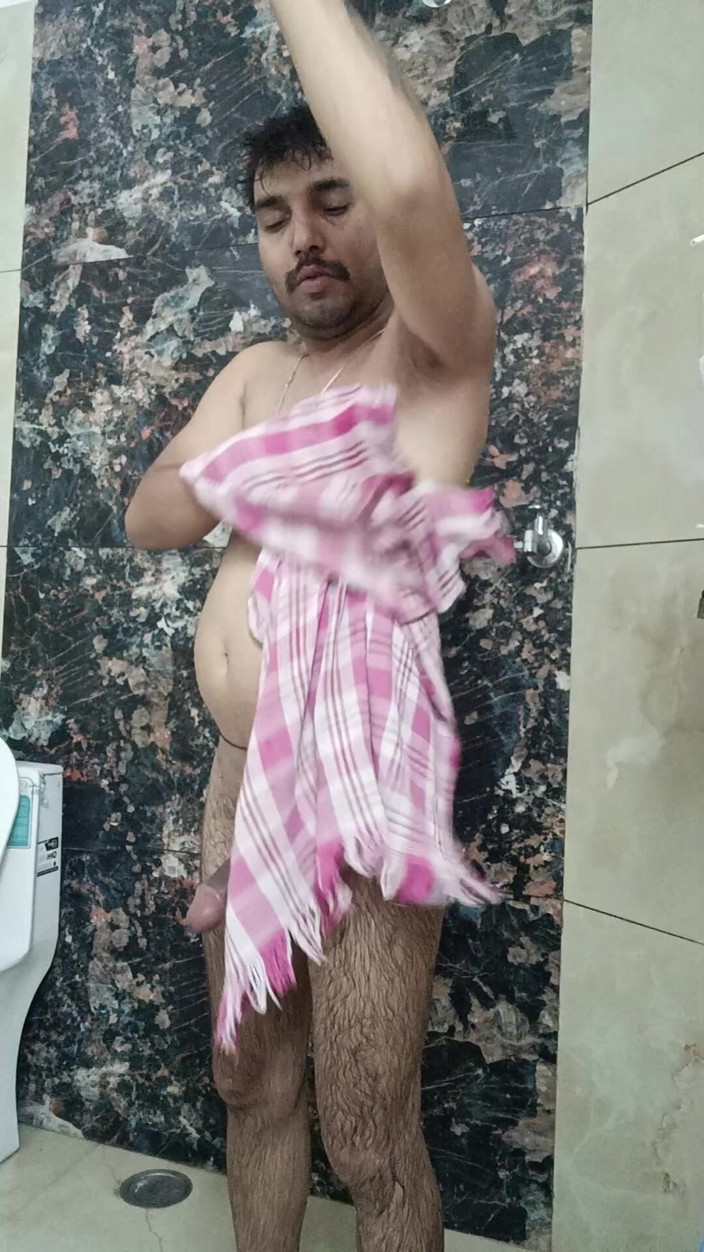 Rajasthani-old-lover: Indischer desi-mann sex und show, duschshow und masturbation