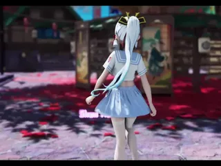 Ayaka - baile sexy y desnudarse gradualmente