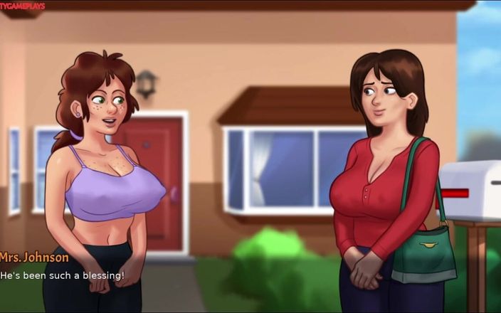 Naughty gameplays: Beim film gucken mit seiner sexy reifen MILF-vermieterin endet fast...