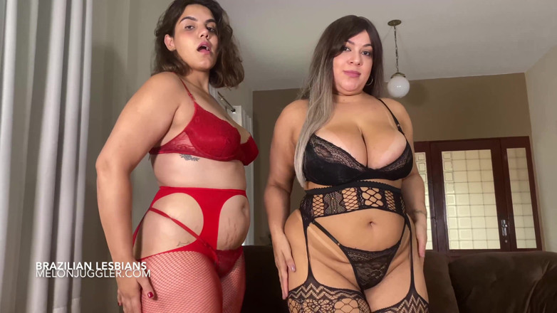 Busty BBW Latinas: Liana Princess &amp; Her Girlfriend Luna Valentino Have Lesbian Sex