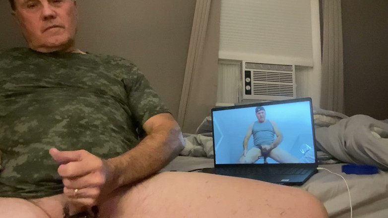 BIKEMAN25: Jerking off to One of My Videos on Hamster