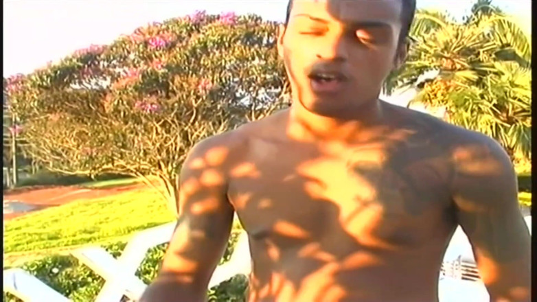 Transcumzcom: Transgender pounded by a black dude outdoor