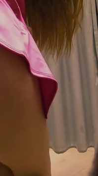 Teen Beauty Masturbating in the Fitting Room
