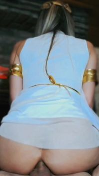 Bound Priestess Becomes Willing Prey