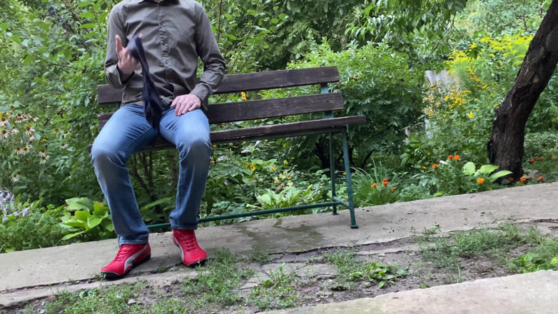 OurFetishLife: Stepmom gives gift to her stepson after powerful outdoor squirting