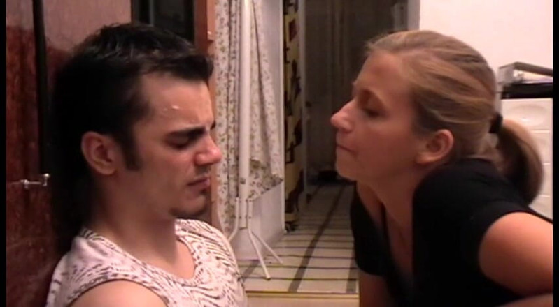 Femdom Austria: Melady makes a game with her slave