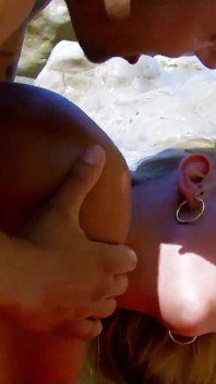 Blonde skinny teen mallory fucked by step brother on vacation at the beach