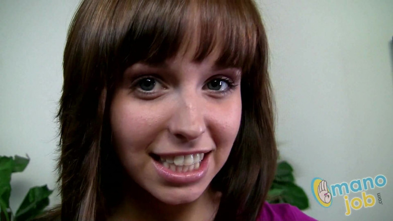Mano Job: This is barely legal amateur beauty Hayden Winters first time...
