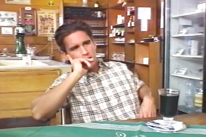 Vintage Babes: Latex Waitress Pounded in Caffe After Playing with Her GF