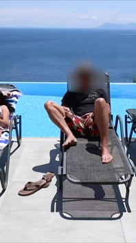 Public! Fucked at the Hotel Pool!