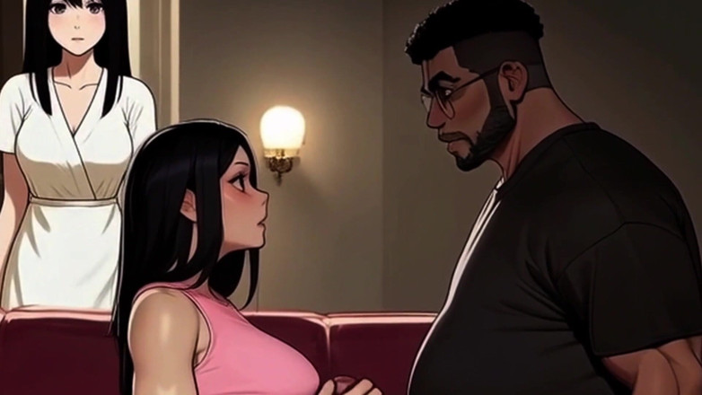 Spicy Toons: Korean Stepdaughter Is Obsessed with Stepdad's BBC