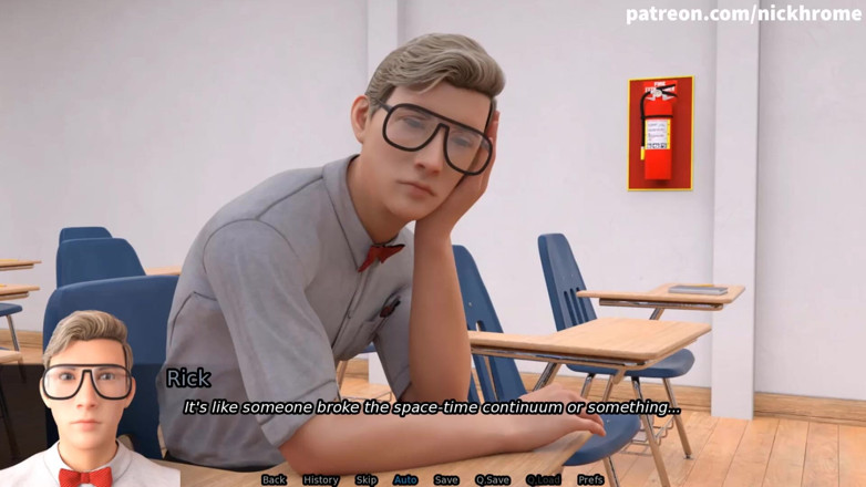 Visual Novels: SexBot 59 - masturbando em vídeo chamada