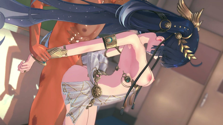 3D_ANIME123: Wuthering Waves Iuno - แอนิเมชั่นเฮนไต 3 มิติ