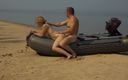 RS couple: Удивительный берег - трахает сексуальную милфу на лодке