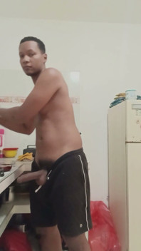 Big Dick Gets Horny When He Cooks