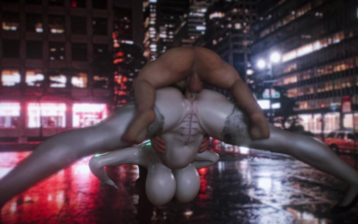 Why fuck so hard: 3D slet met enorme tieten kreeg haar natte kutje zo...