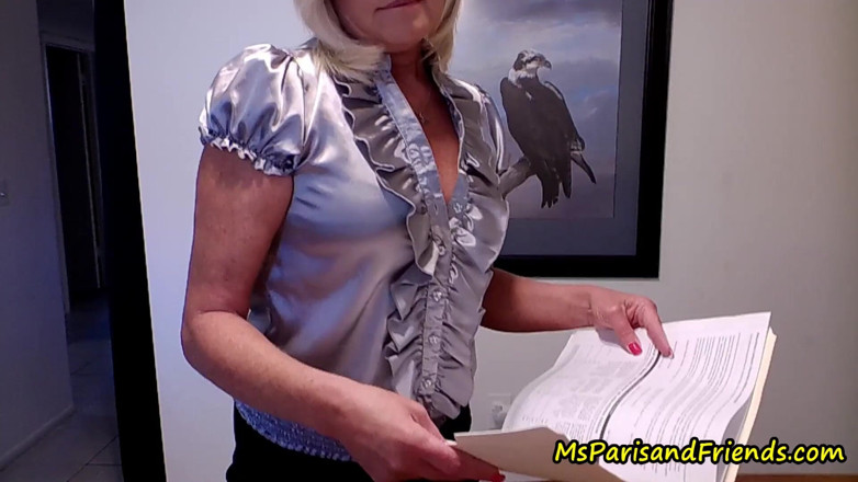 Ms Paris and Friends: My desk makes me so horny