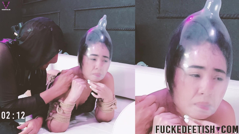 Fucked fetish: Respiro con il preservativo yoga cobra moni lee allenamento faccia...