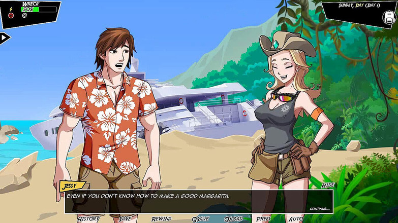 Dirty GamesXxX: 楽園の欲望:無人島 - ep.1