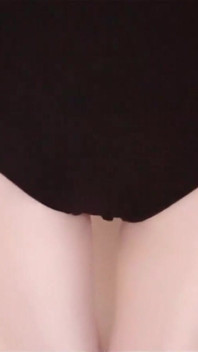 Black Body Suit+oily White Silk Long Legs