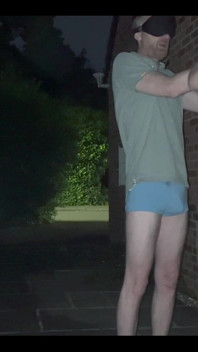 Restrained Him Outside Half Naked