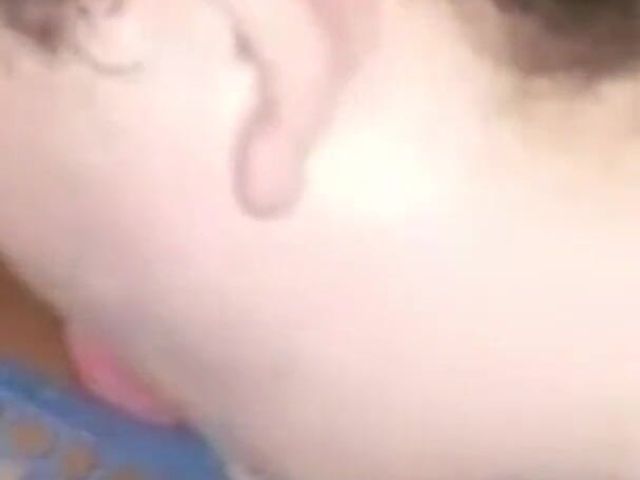 YoungEnglishBBW sucking BBC Nata4sex nipples (Real homemade BBW BBC porn)