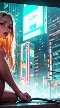 Donna messa all'angolo da un Goblin di Cyborg