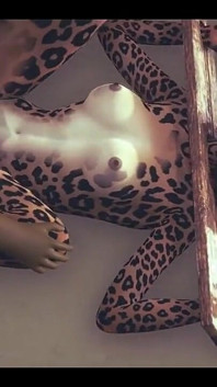Furry Hentai - Fox i Leopard jebanie w pociągu - japońska azjatycka manga anime gra porno