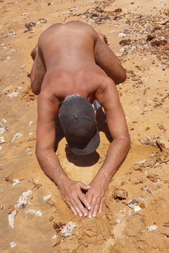 Ladysilvas: Ladysilva desnuda en la playa muy caliente su culo bronceado