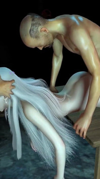 Глубокая глотка красотки Xiao Yi Xian - 3D анимация