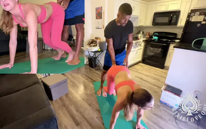 TrixieLove: Beyond the Mat Promiscuous Poses MILFs BBC Stretch Sesh Pt 1