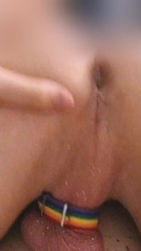 Cute Blond Guy`s Round Ass Examination Dildo Butthole Close up