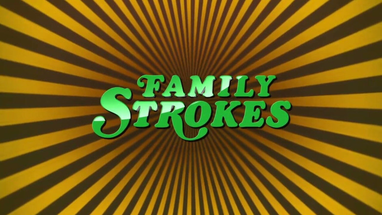 Family Strokes: 兄弟姐妹检查游戏：jmac拍摄他的继妹goldie Rush，并后入式操她的颜射