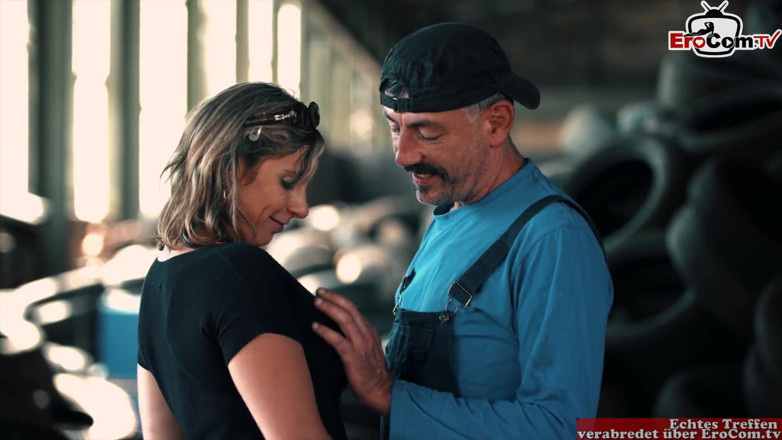 EroCom: Busty applicant gets fucked by all guys at the job...