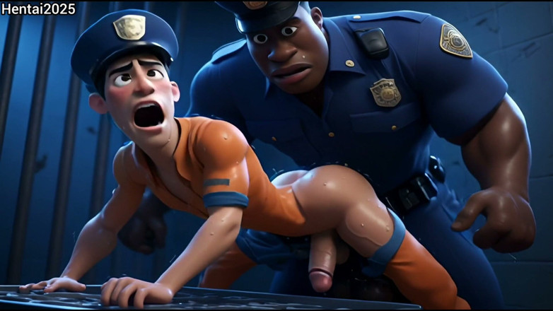 Hentai2025: Ai Generated 3D Interracial Prison Guard Compilation - Cartoon Hentai Animation