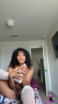 Jenna Foxx Białe pończochy JOI złośliwiec