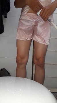Cum Inside Satin Silk Sleepwear Set